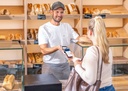 DISH Pay Now - kontaktloser Kartenleser mit Ladestation
