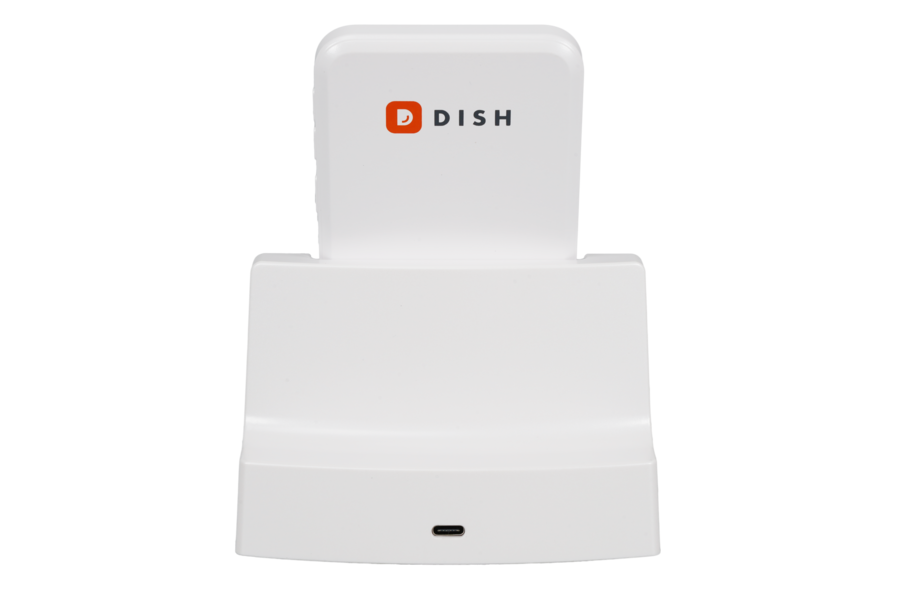 DISH Pay Now - kontaktloser Kartenleser mit Ladestation